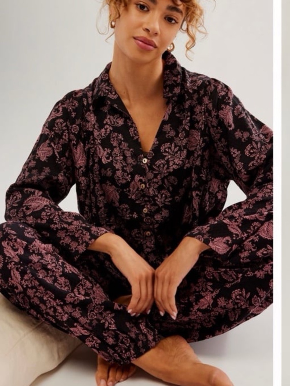 Free People Steady Love PJ Co-ord size M